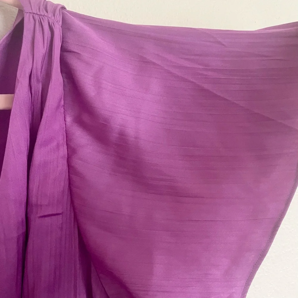 Anthropologie Vibrant Deep-V Mini Dress - Picture 9 of 10